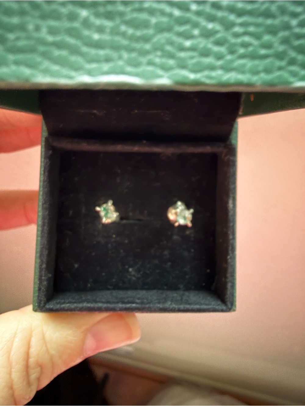 Stud Earrings with Natural Sri Lankan Sapphires 💎/Sterling Silver